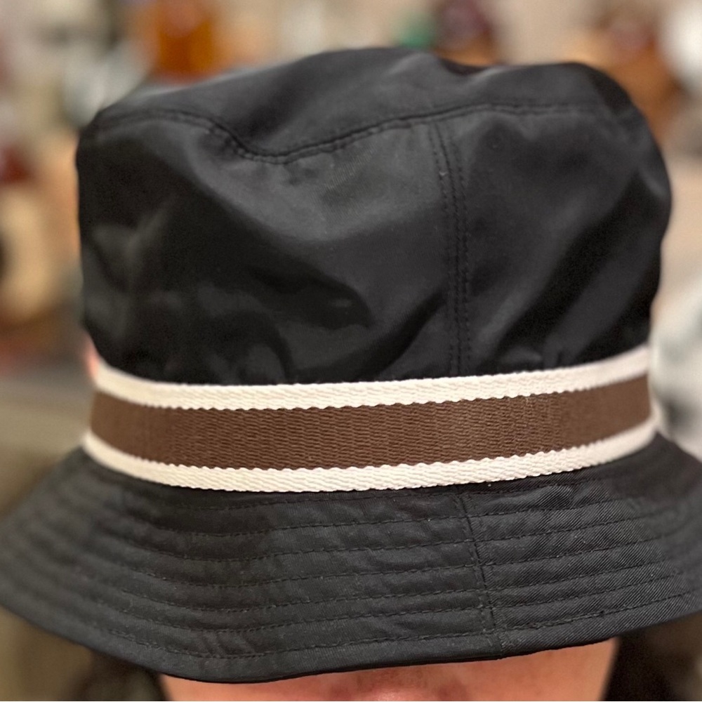 Coach bucket hat-Black Nylon-Gently Used - Picture 6 of 7